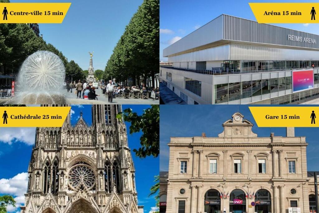 Appartement Neufchatel T3 Cocooning Equipe Proche Centre Reims